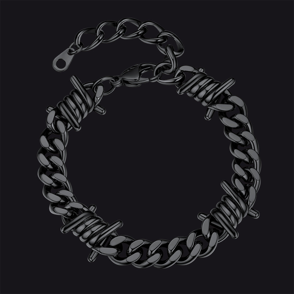 FaithHeart Cuban Link Bracelet