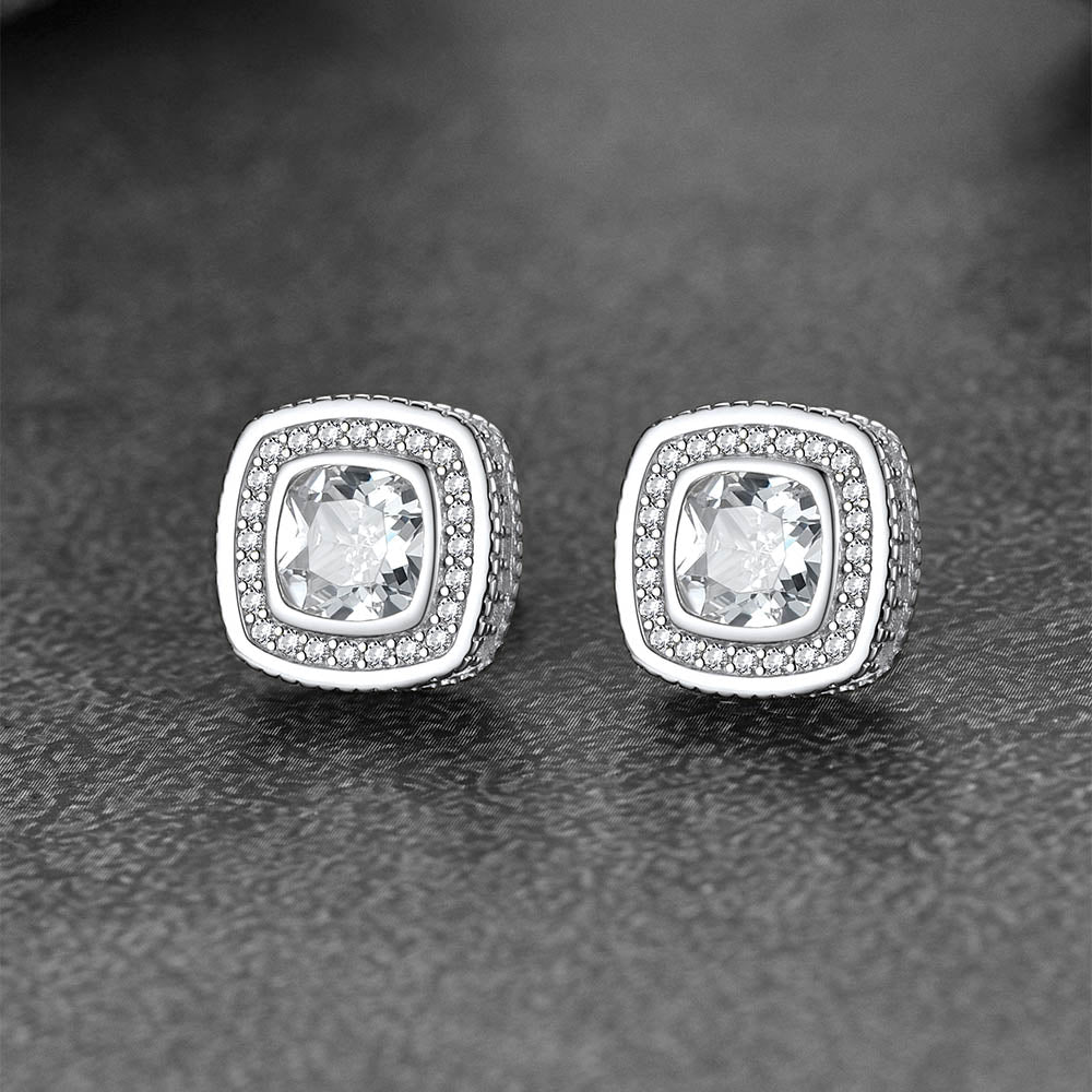 FaithHeart Cubic Zirconia Stud Earrings