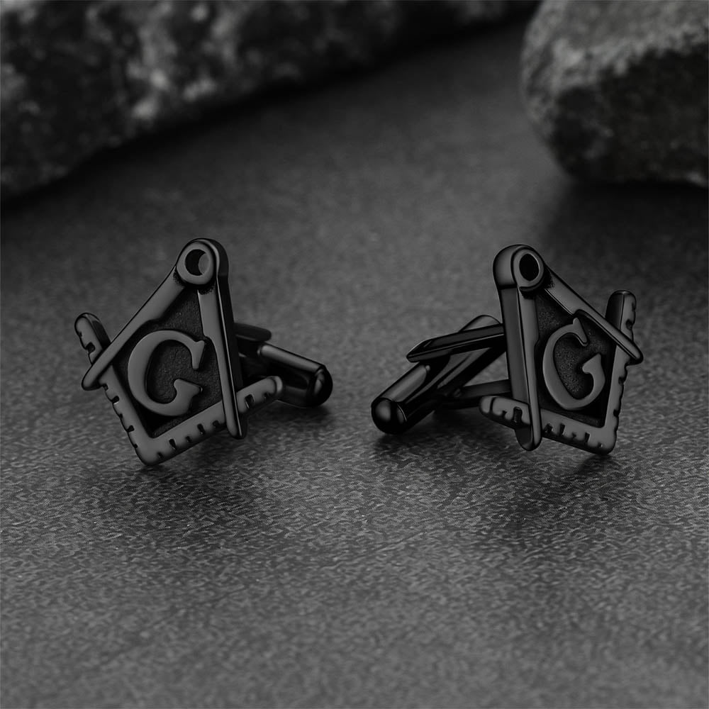 FaithHeart Masonic Cuff Links