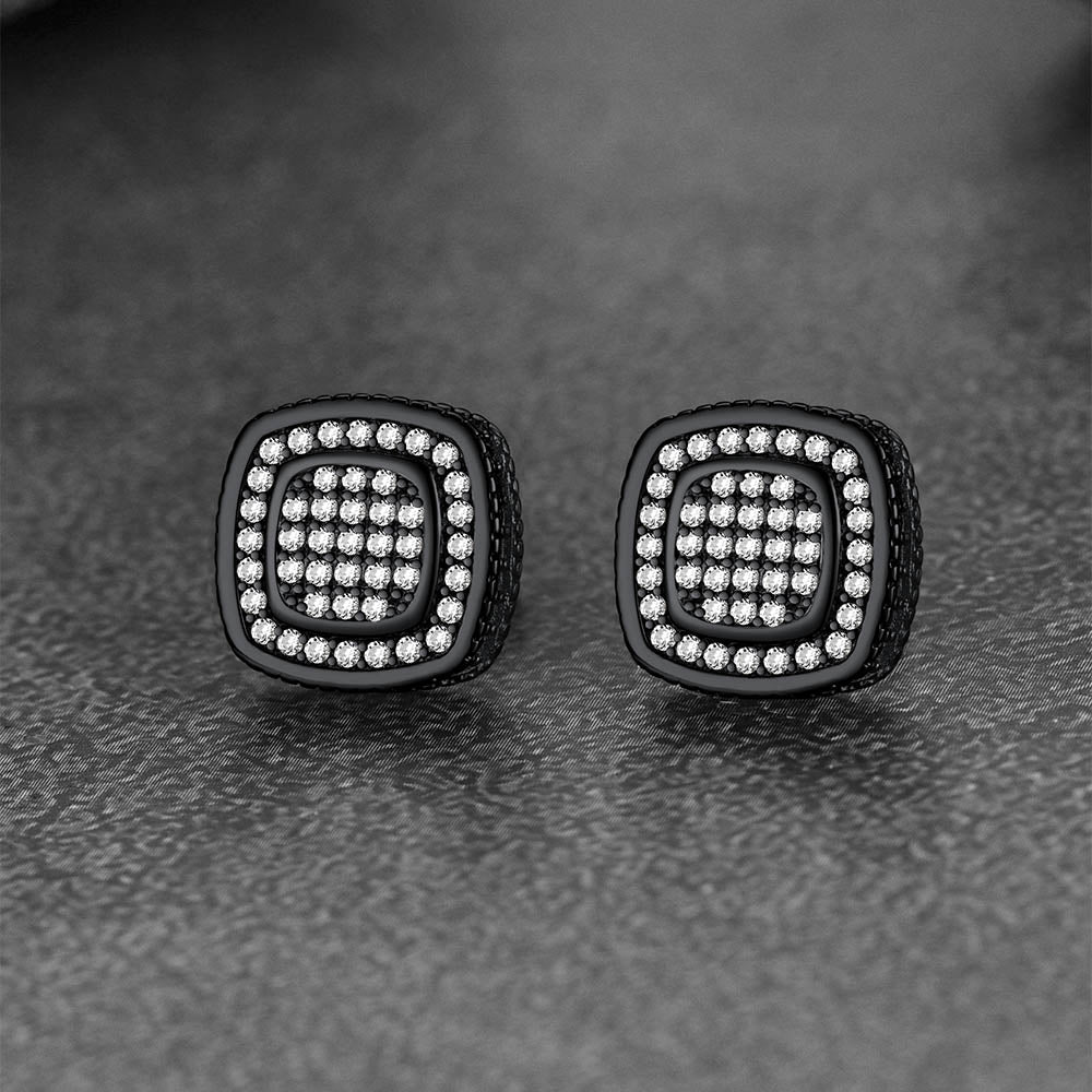 FaithHeart Cushion Cut Earrings