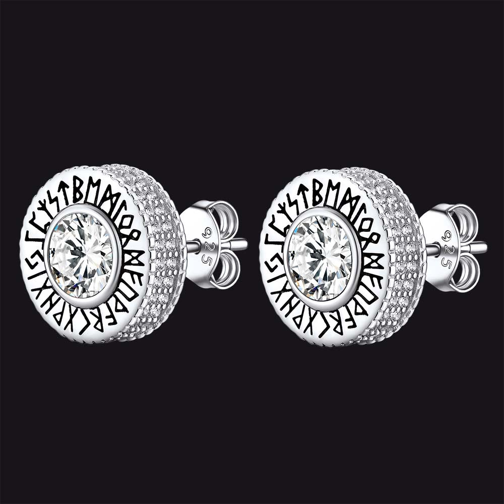 FaithHeart Gemstone Stud Earrings