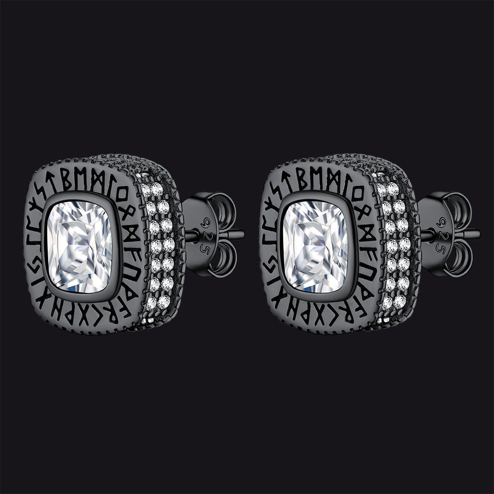 FaithHeart Gemstone Stud Earrings