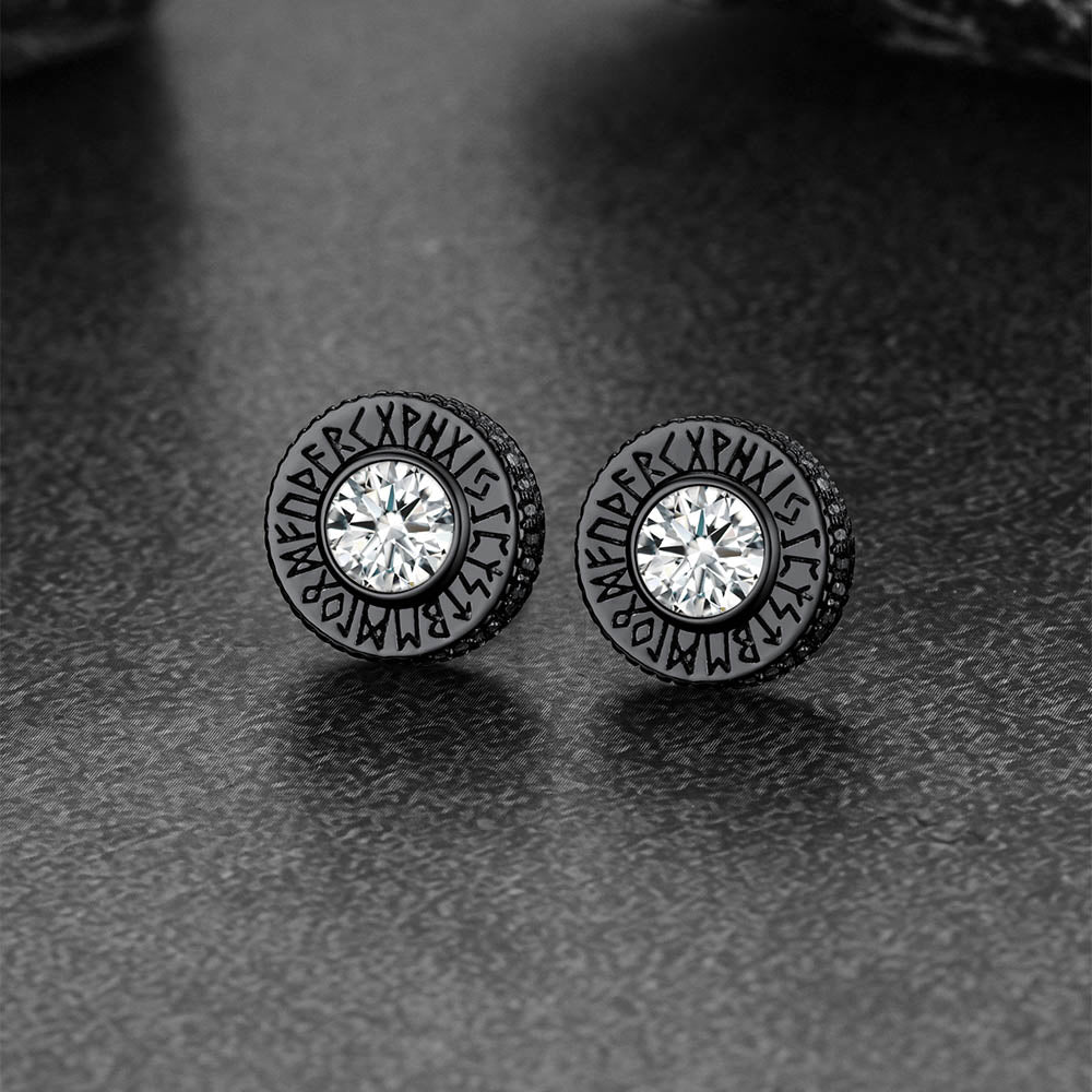 FaithHeart Gemstone Stud Earrings