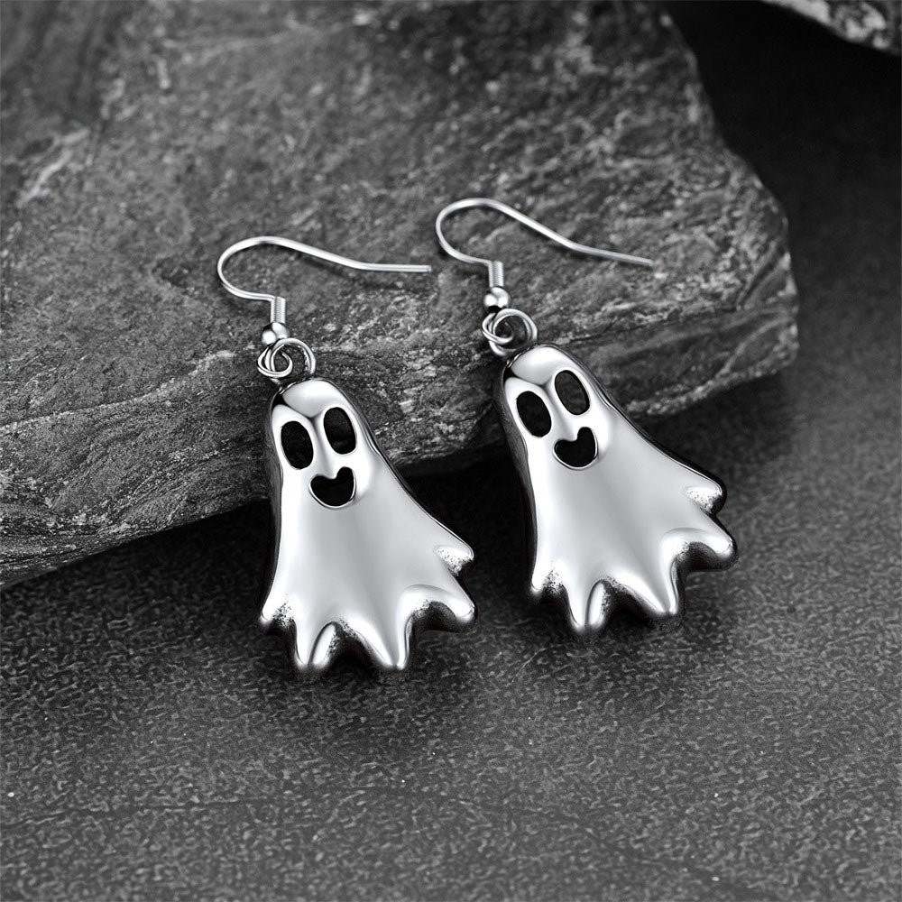FaithHeart Ghost Dangle Earrrings Stainless Steel FaithHeart Jewelry