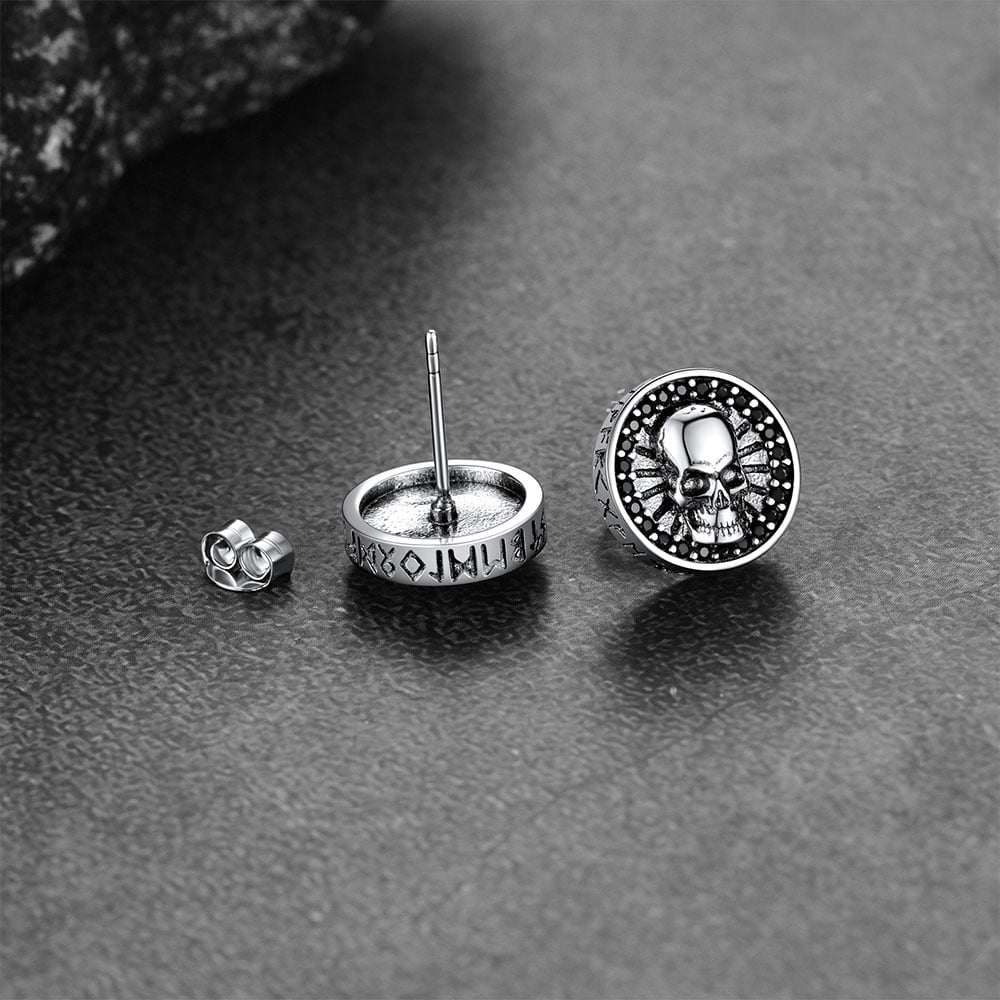 FaithHeart Gothic Stud Earrings