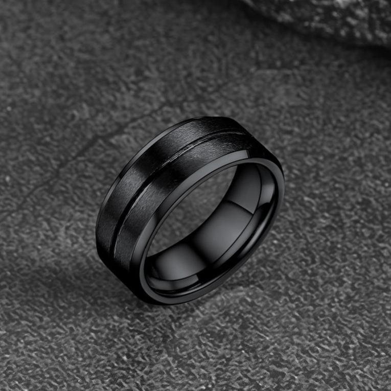 FaithHeart Grooved Ring