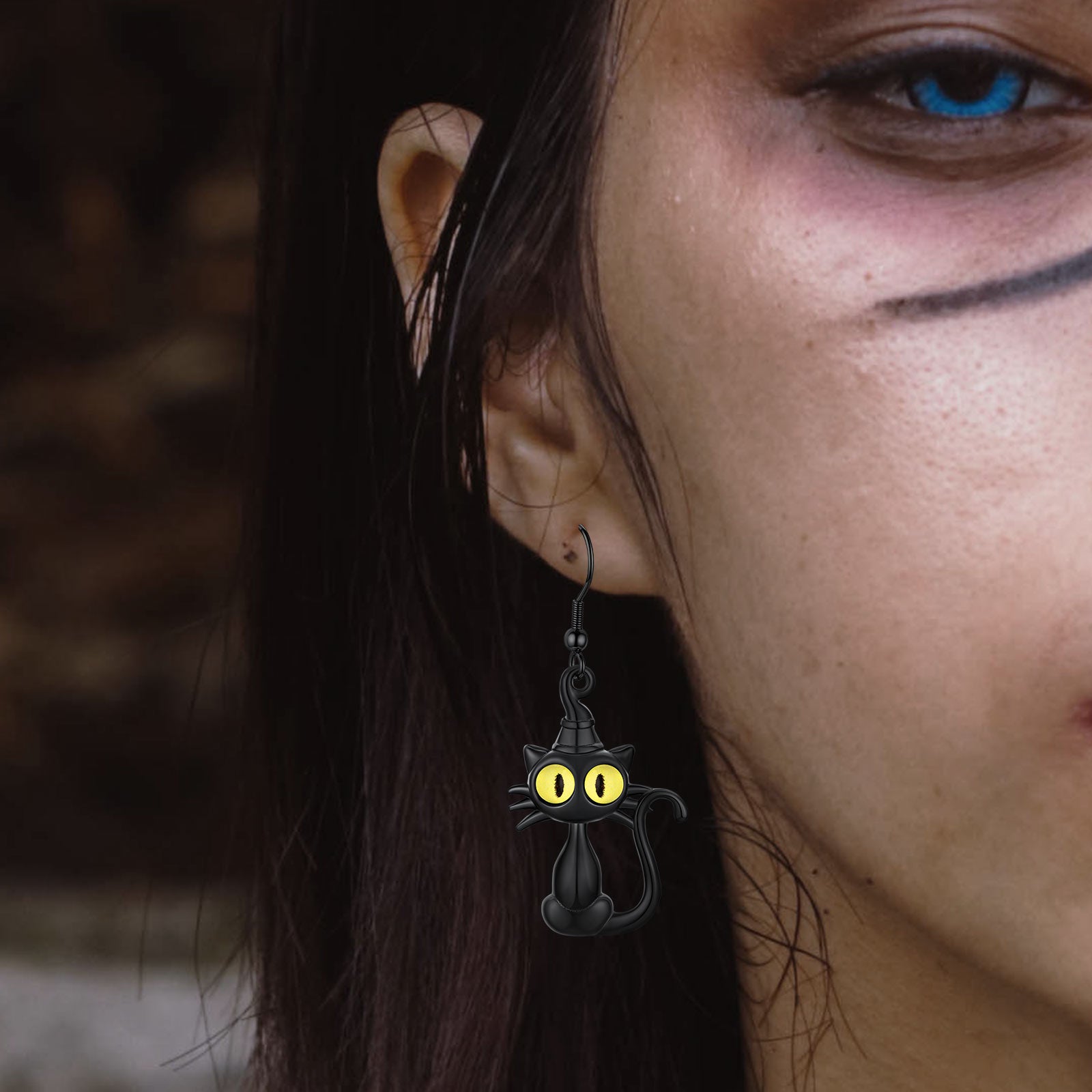 FaithHeart Halloween Drop Earrings