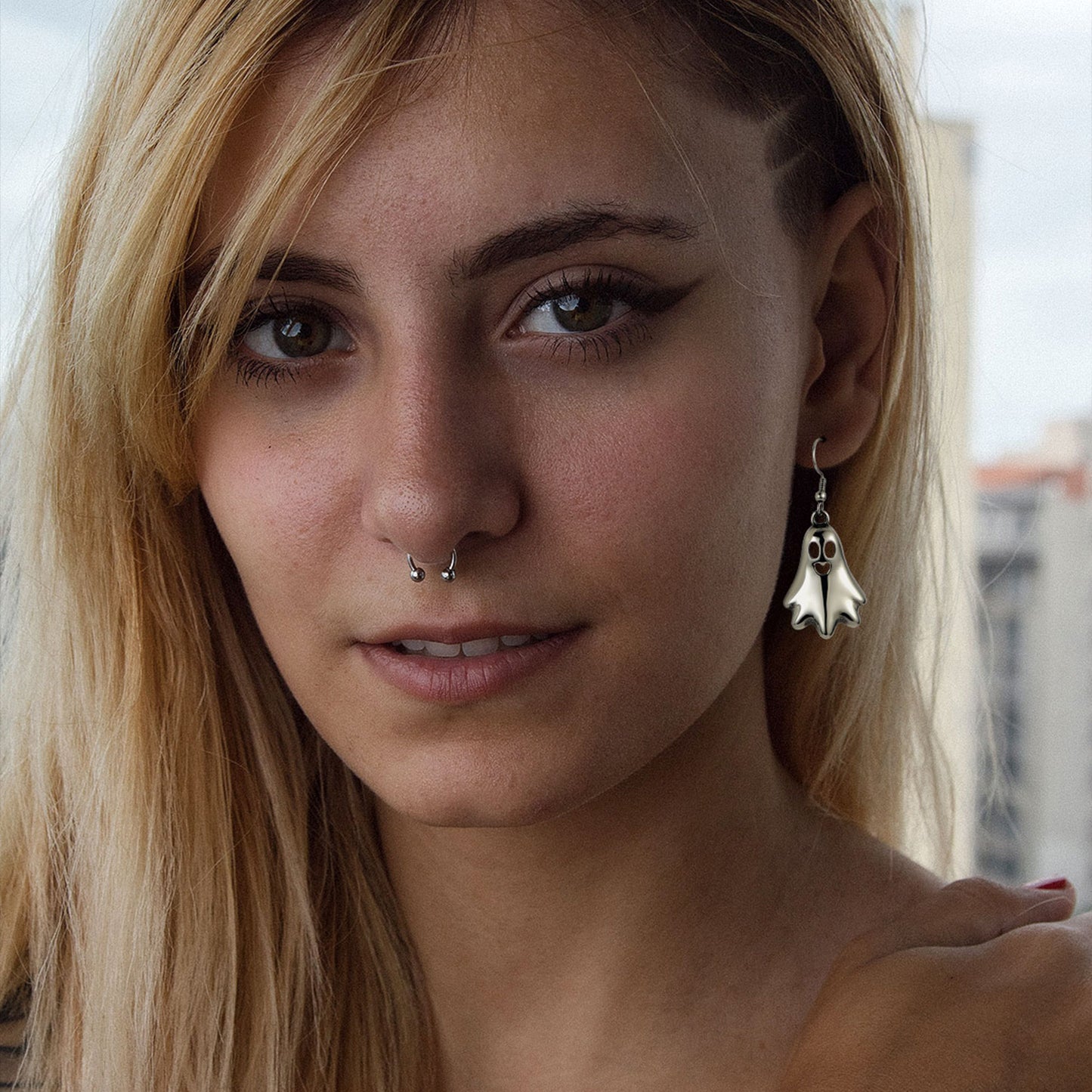 FaithHeart Halloween Drop Earrings