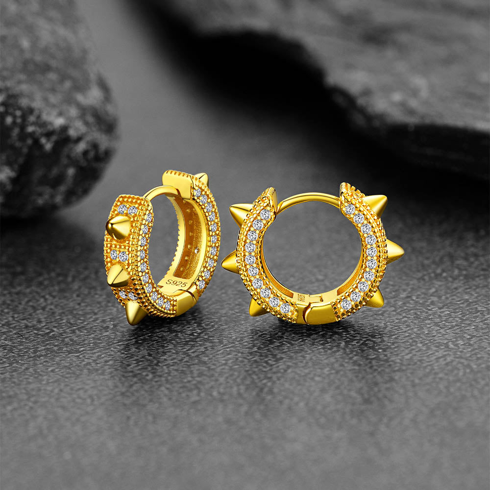 FaithHeart Huggie Earrings