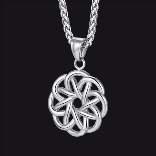FaithHeart Irish Celtic Knot Necklace For Women/Menimg
