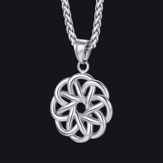 FaithHeart Irish Celtic Knot Necklace For Women/Men