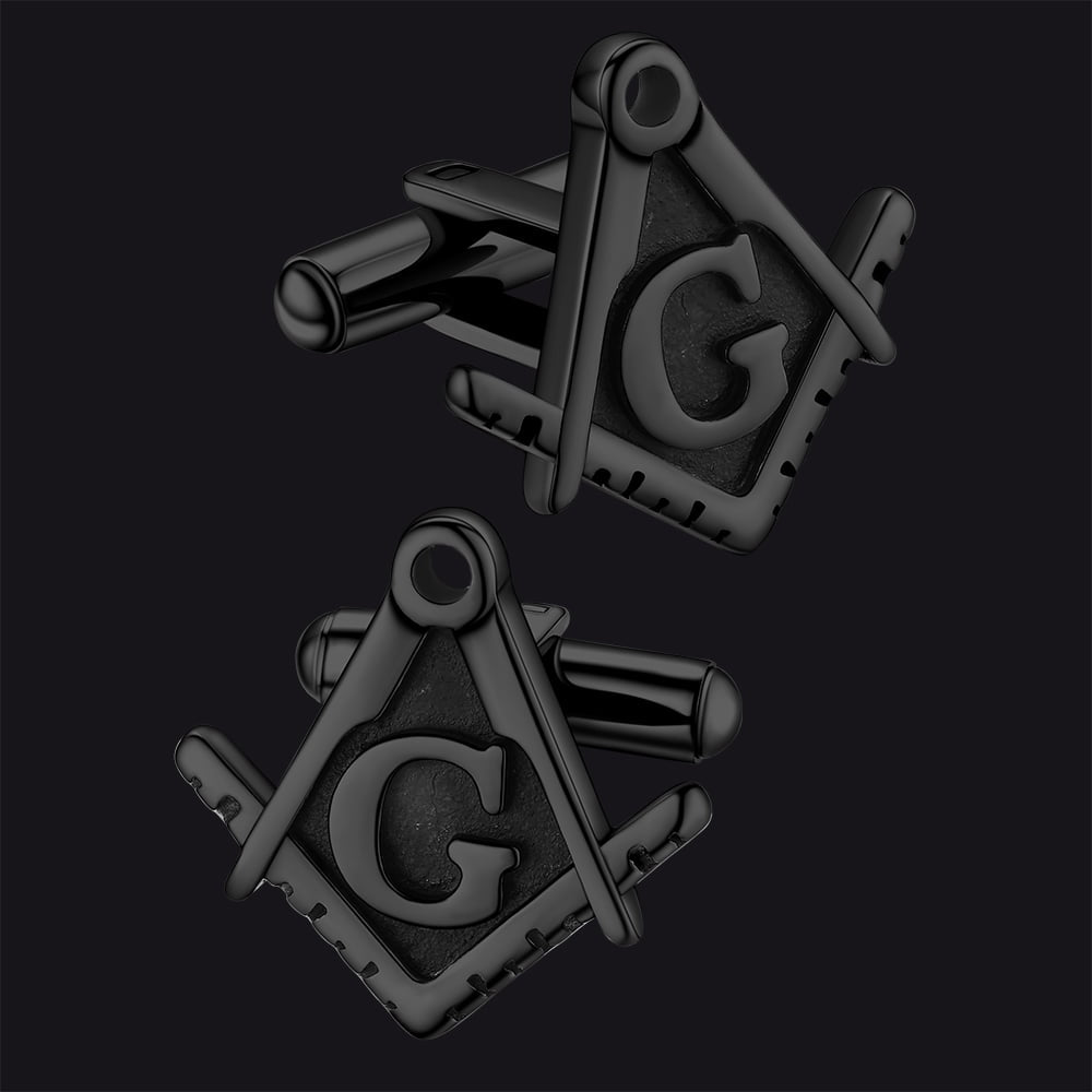 FaithHeart Masoinc Freemason Cufflinks For Men FaithHeart