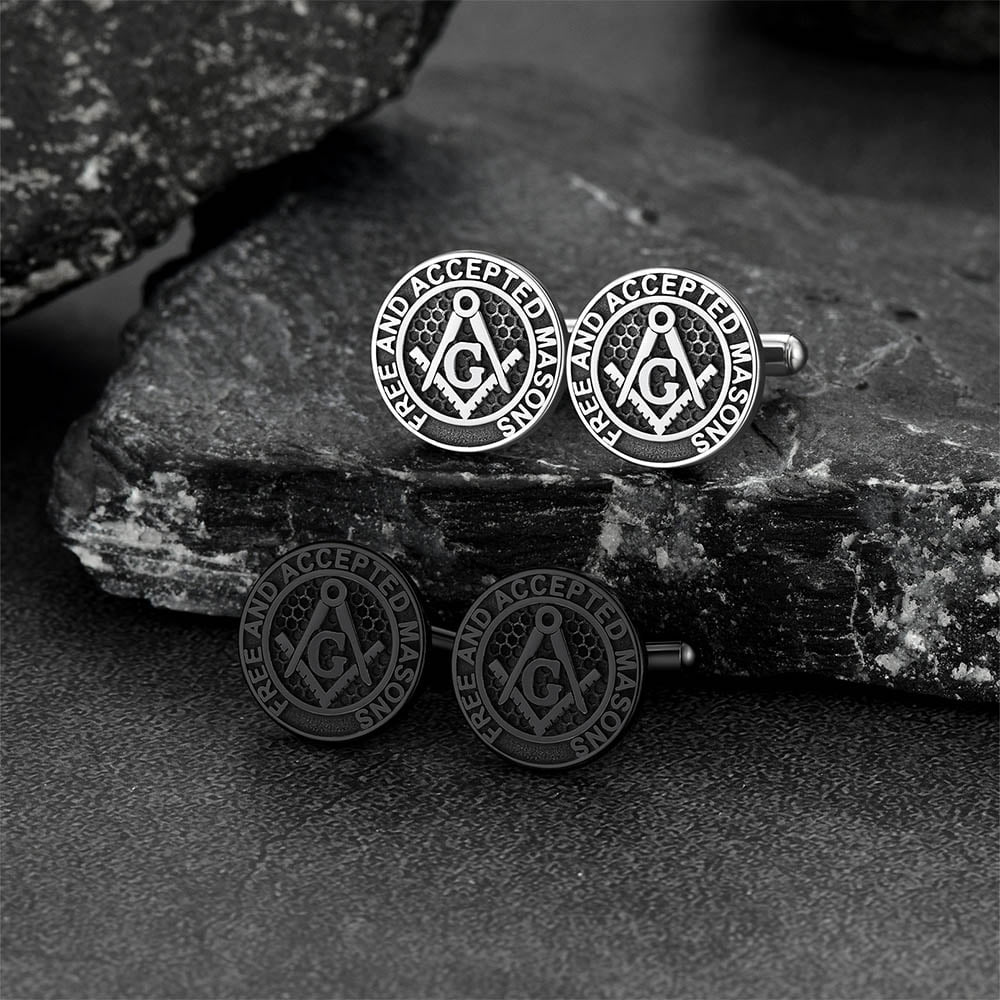 FaithHeart Masonic Cuff Links