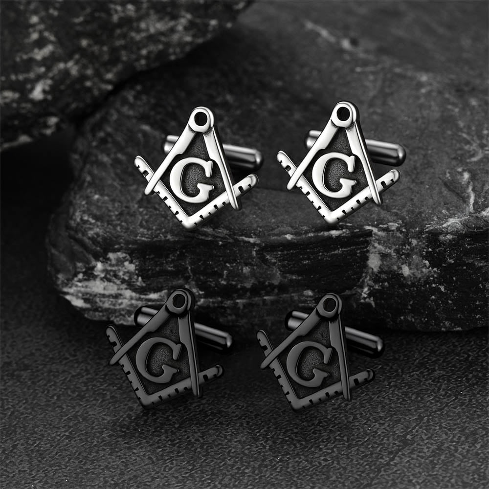 FaithHeart Masonic Cuff Links