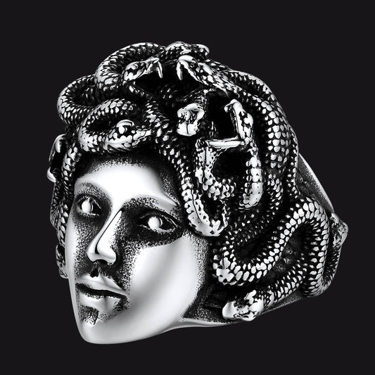 FaithHeart Mythology Medusa Snake Ring FaithHeartimg