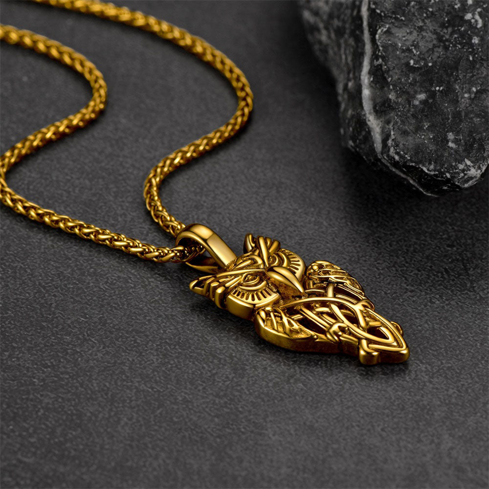 FaithHeart Owl Pendant Necklace