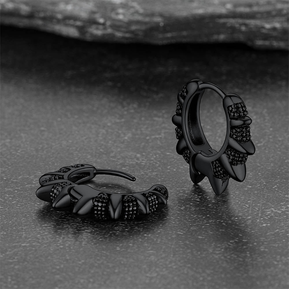 FaithHeart Rivet Huggie Earrings