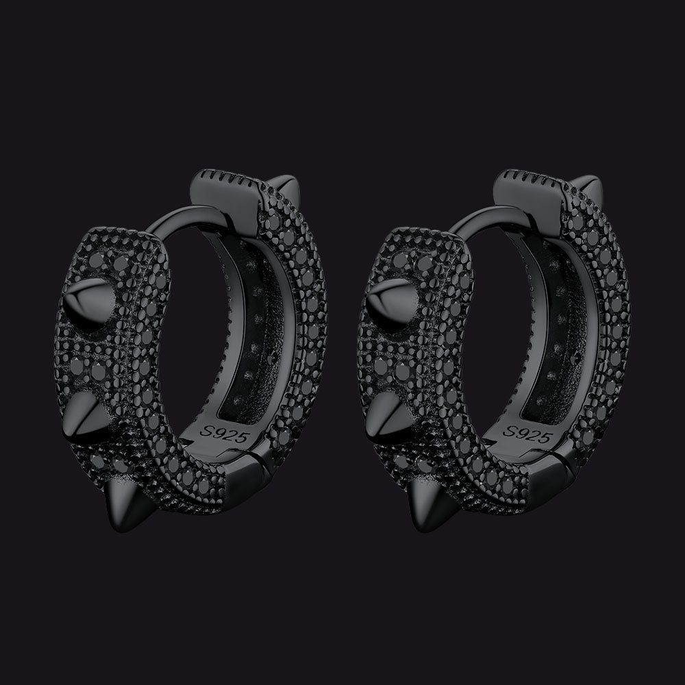 FaithHeart Rivet Huggie Hoop Earrings For Men/Women