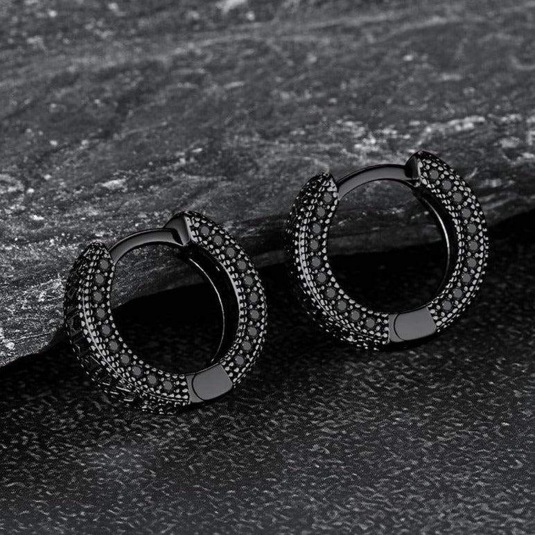 FaithHeart Runes Hoop Earrings