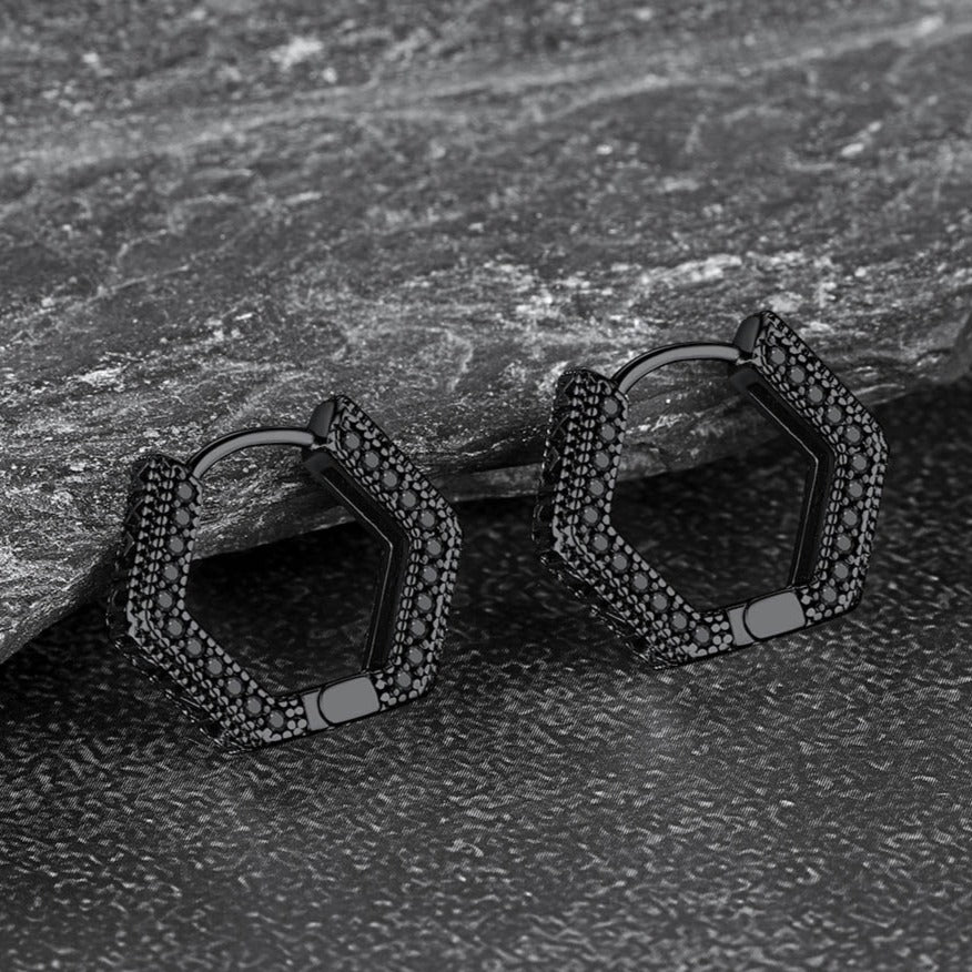 FaithHeart Runes Hoop Earrings