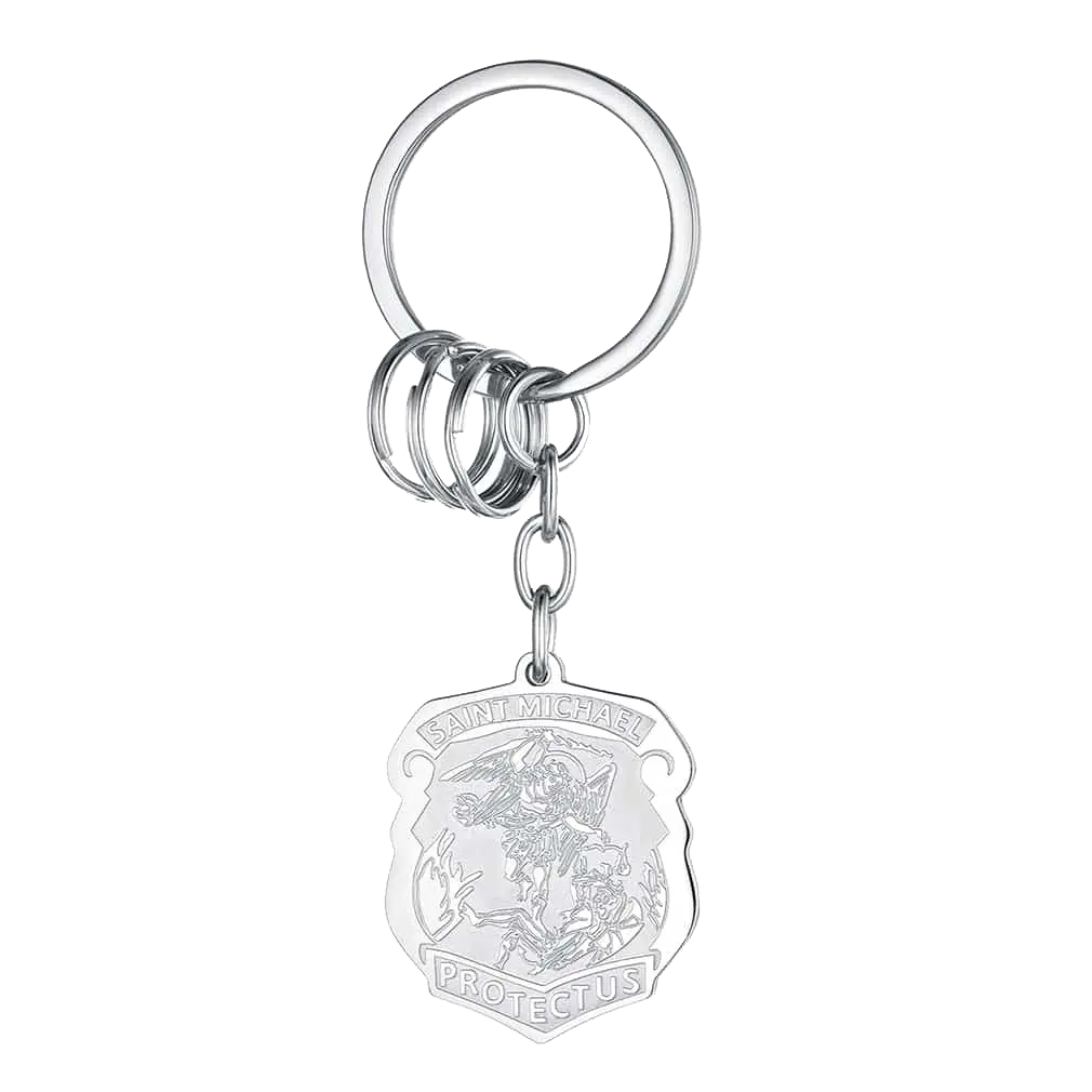 FaithHeart Saint Michael Key chain Catholic Religious Jewelry FaithHeart