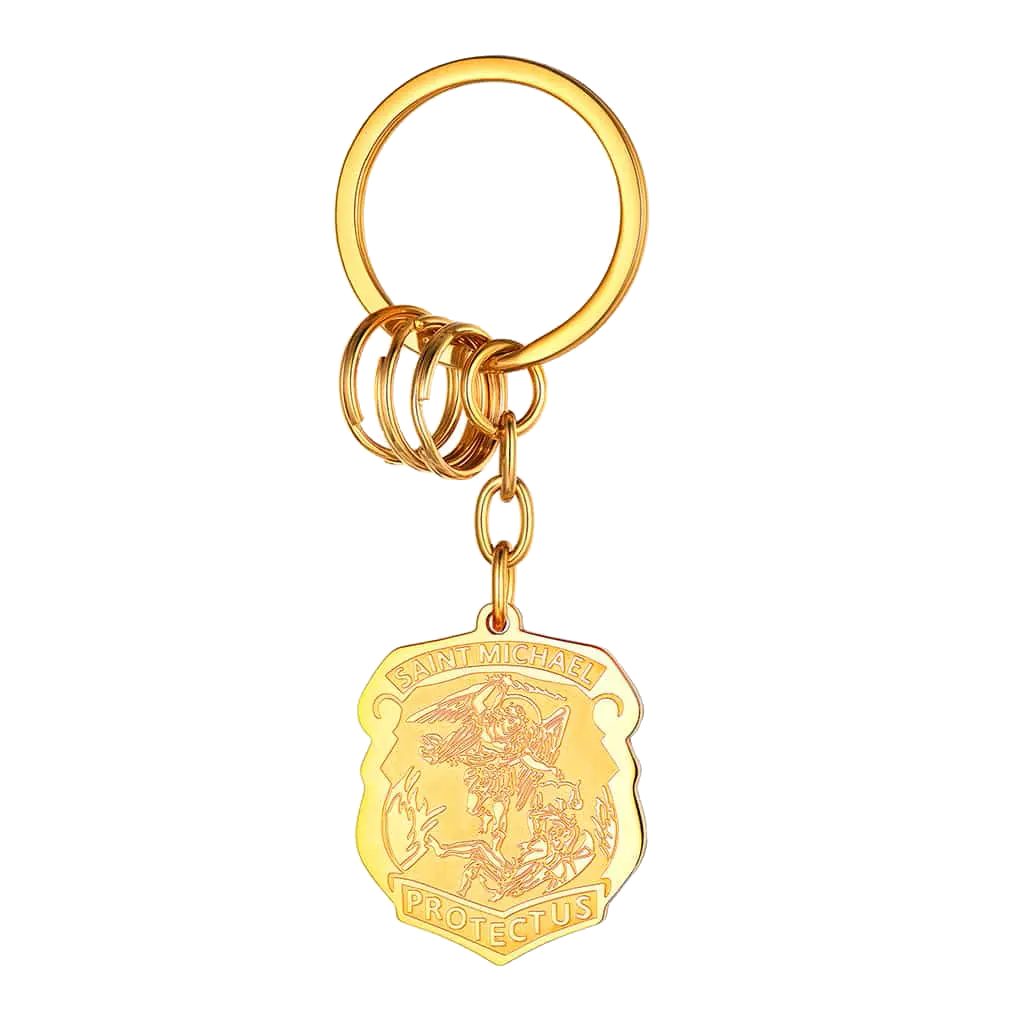 FaithHeart Saint Michael Key chain Catholic Religious Jewelry FaithHeart