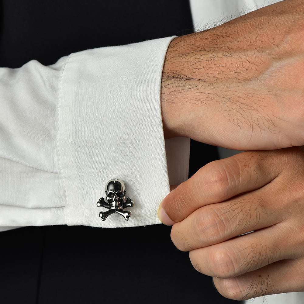 FaithHeart Skull Cufflinks