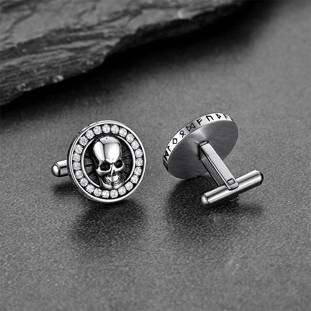 FaithHeart Skull Cufflinks