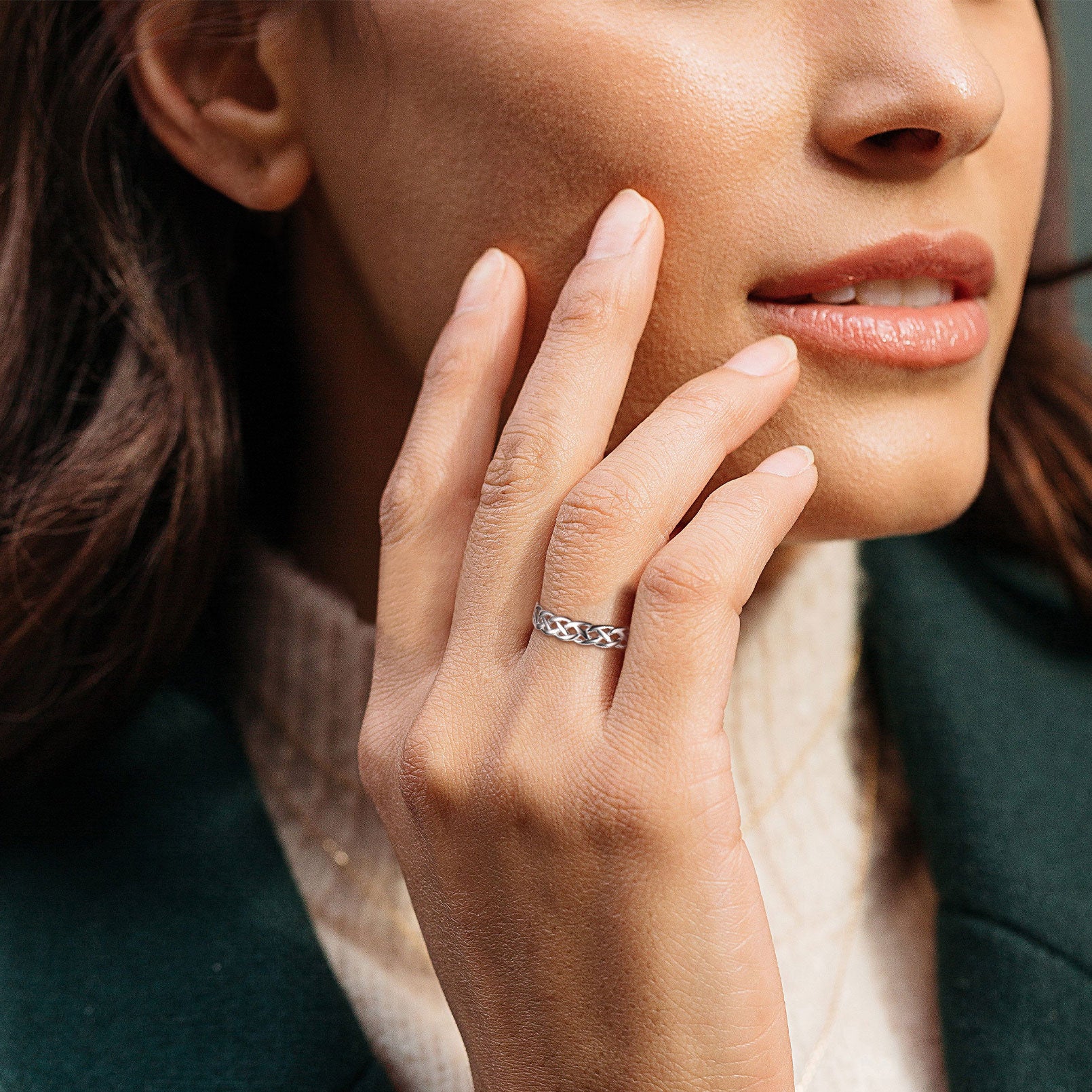 FaithHeart Trinity Knot Ring
