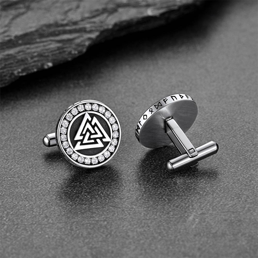 FaithHeart Valknut Cufflinks