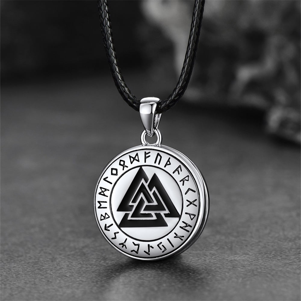 FaithHeart Viking Valknut Photo Locket