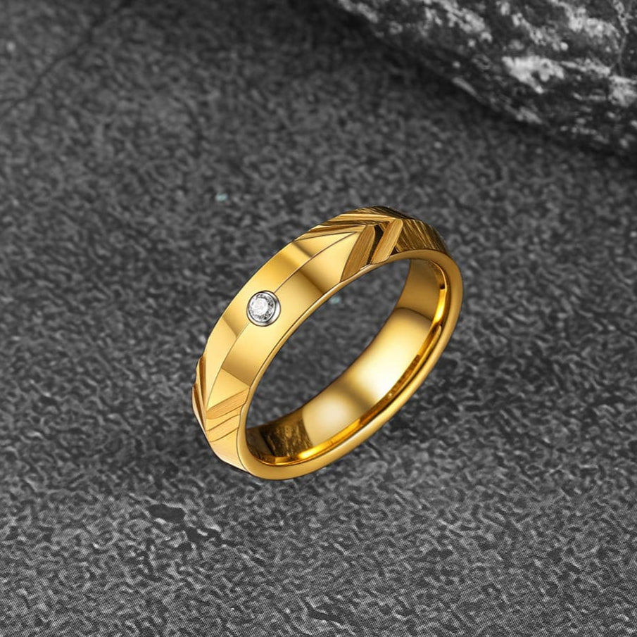 FaithHeart Tungsten Band Ring