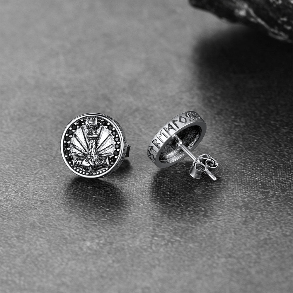 FaithHeart Thor's Hammer  Stud Earrings