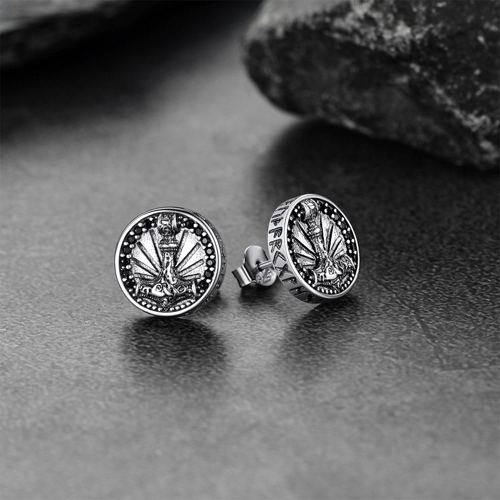 FaithHeart Viking Stud Earrings
