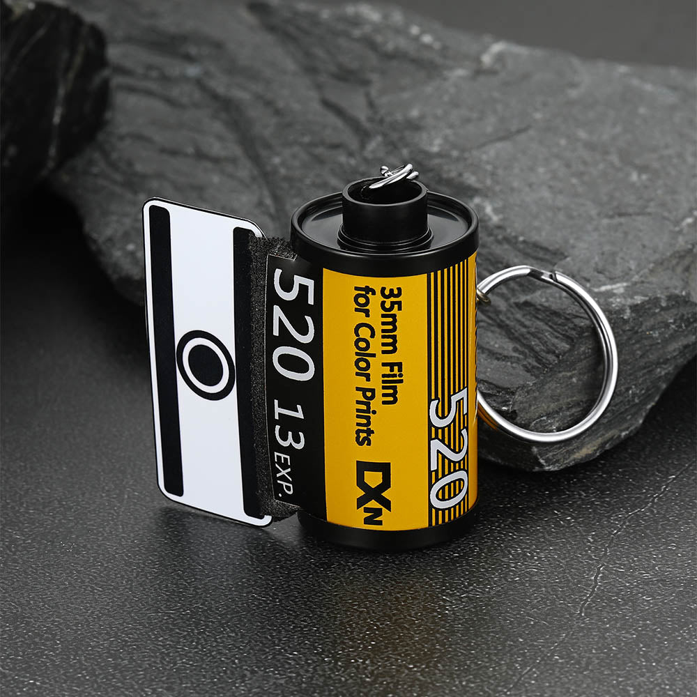 Faithheart Custom Photo Camera Film Roll Keychain Reel Album Gift For Dad