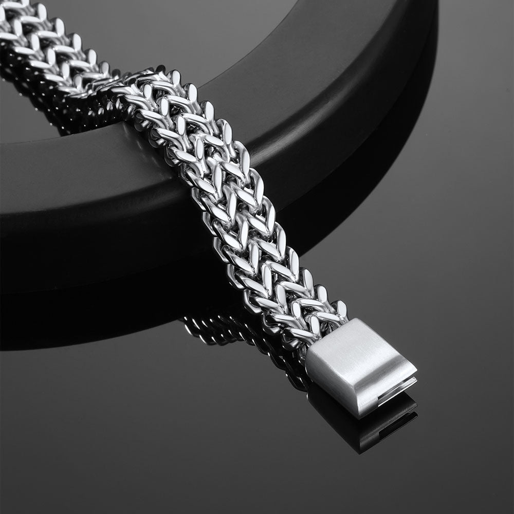 Franco Curb Chain Link Bracelet