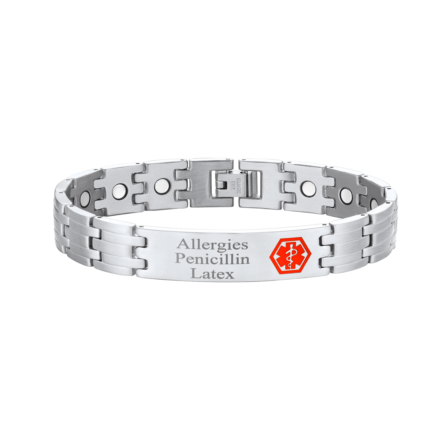 FaithHeart Personalized Engraved Magnetic Bracelet For Unisex FaithHeart
