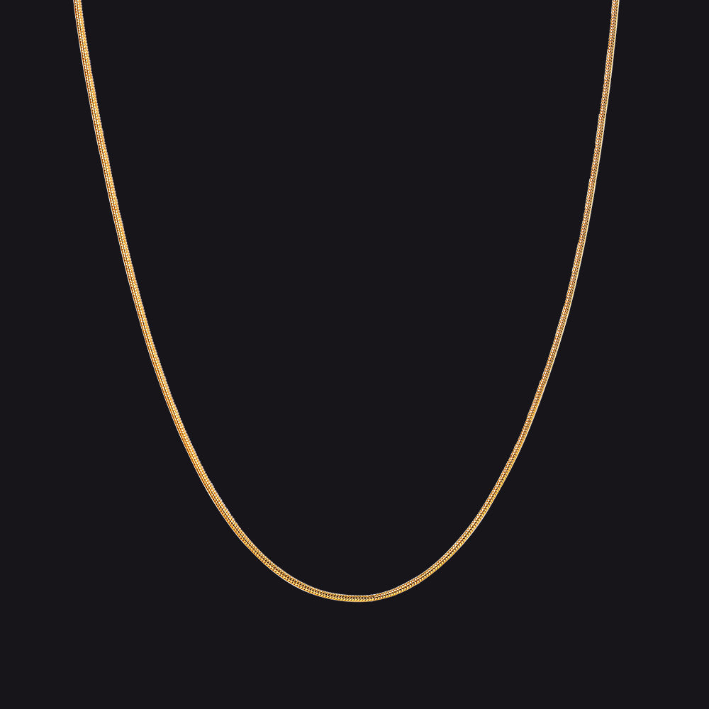 Stainless Steel 1.2mm Slim Chain Necklace for Women