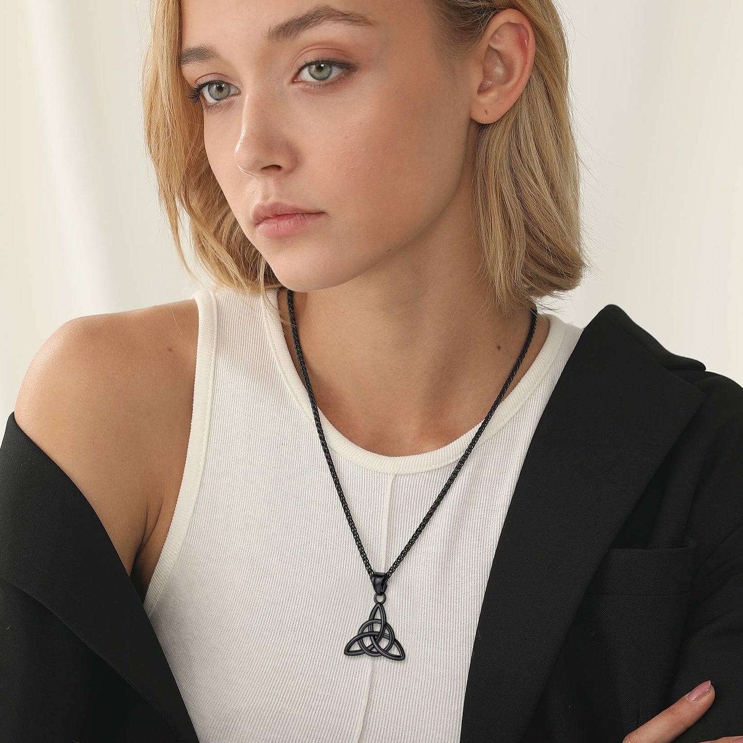 Celtic Trinity Knot Pendant Necklace for Men Women FaithHeart