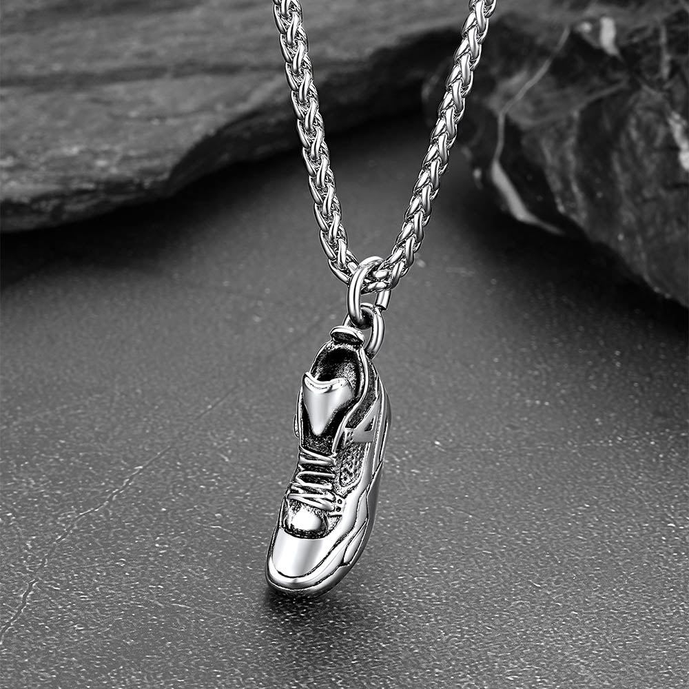 Sport Shoe Sneaker Necklace Pendant for Men Women FaithHeart