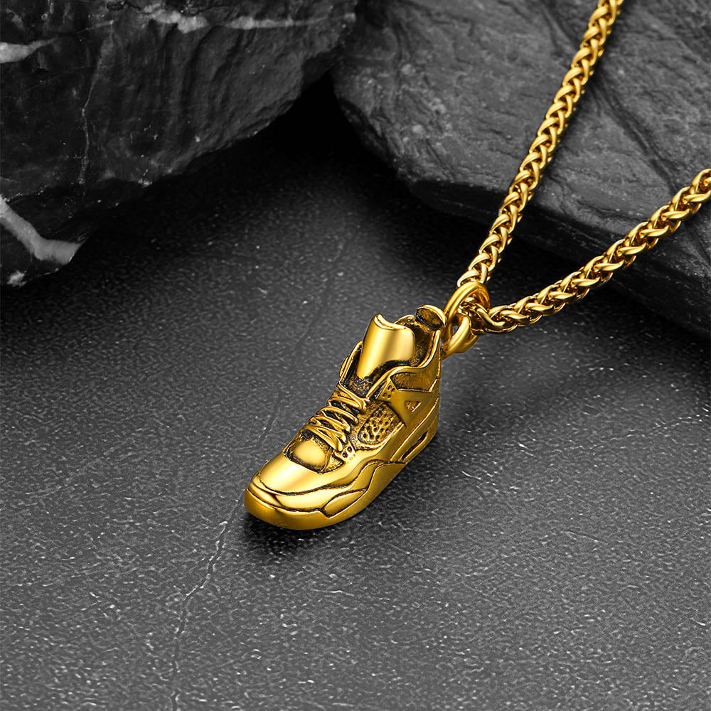 Sport Shoe Sneaker Necklace Pendant for Men Women FaithHeart