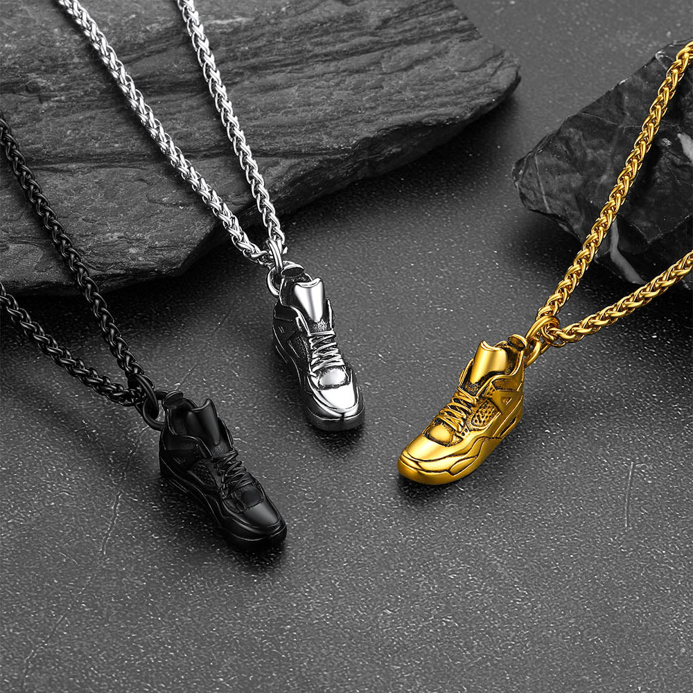 Sport Shoe Sneaker Necklace Pendant for Men Women FaithHeart