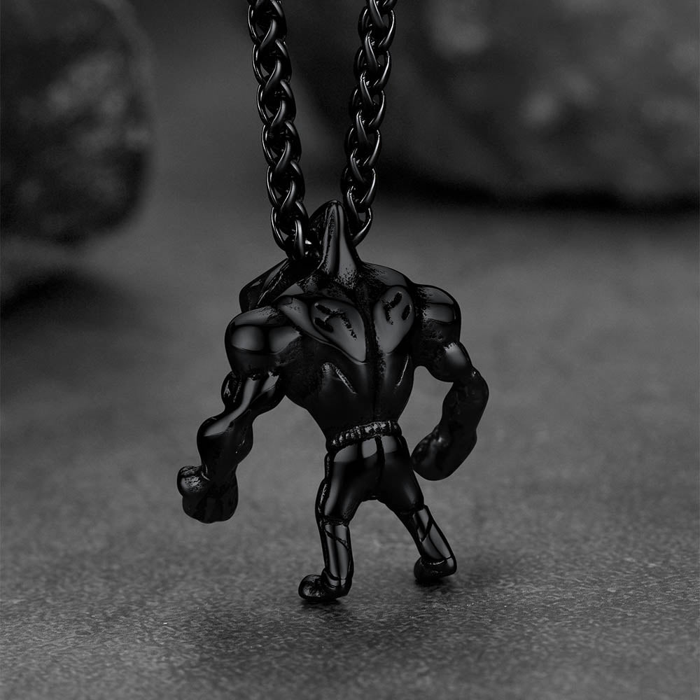 FaithHeart Shark PunkPendant For Men Necklace FaithHeart