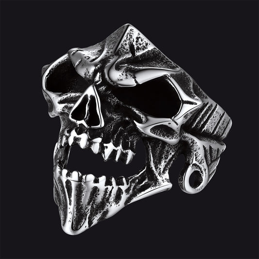 FaithHeart Gothic Skull Ringimg