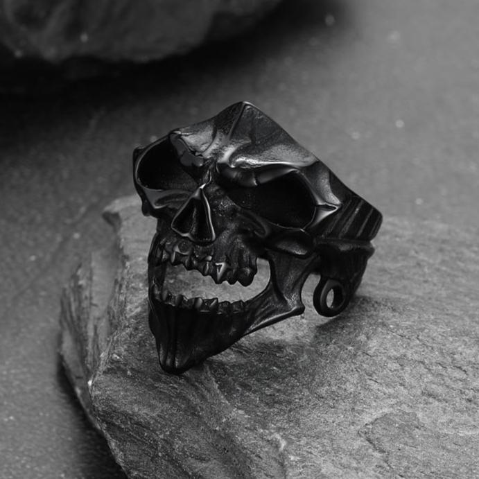 FaithHeart Gothic Skull Ring
