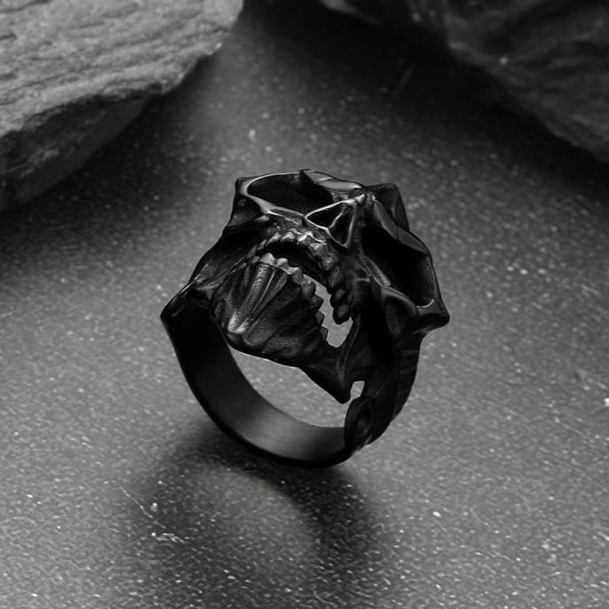 FaithHeart Gothic Skull Ring