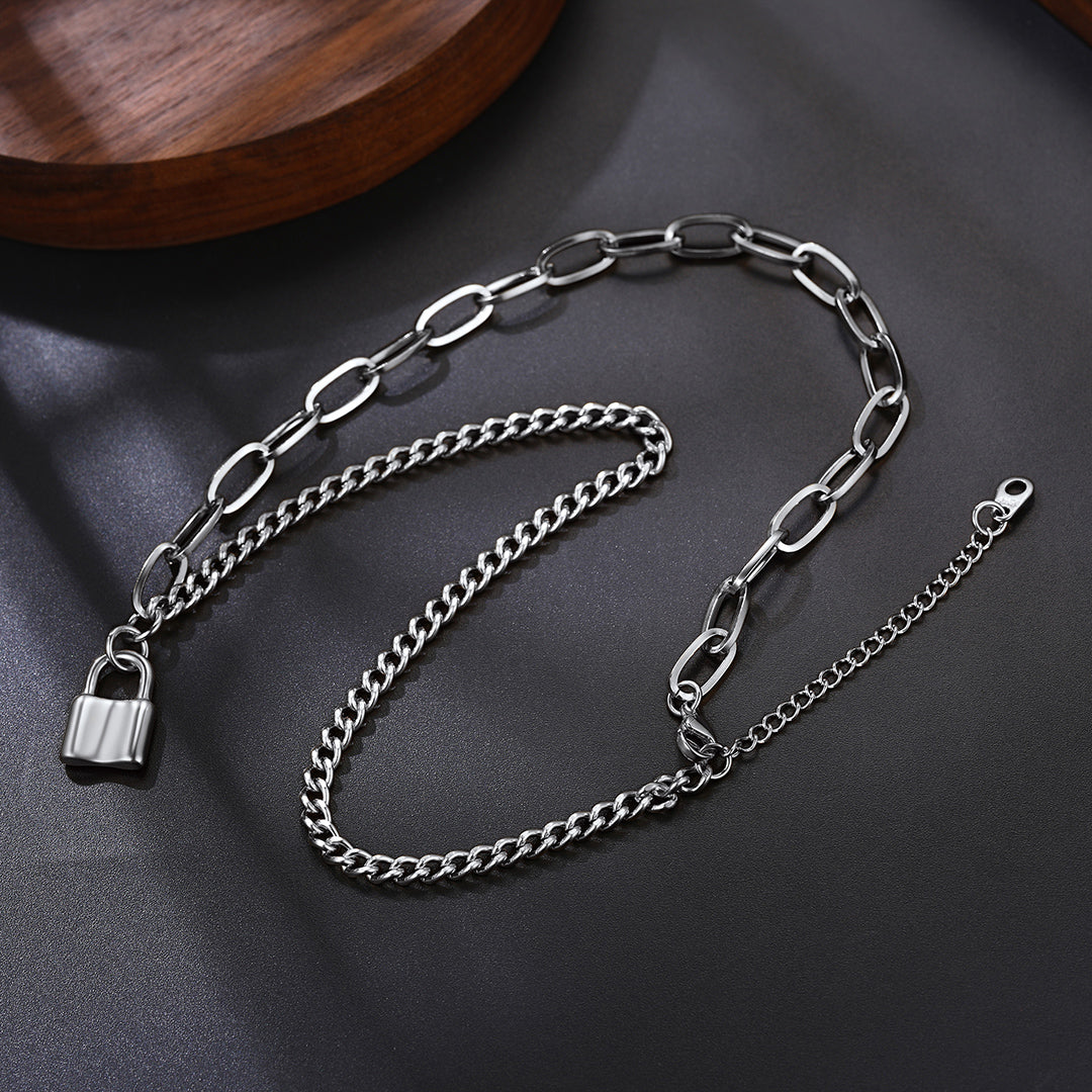 Handcuff Padlock Pendant Necklace
