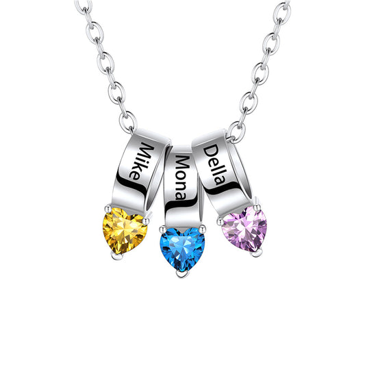 Heart Birthstone Necklace for Women BSP210067img