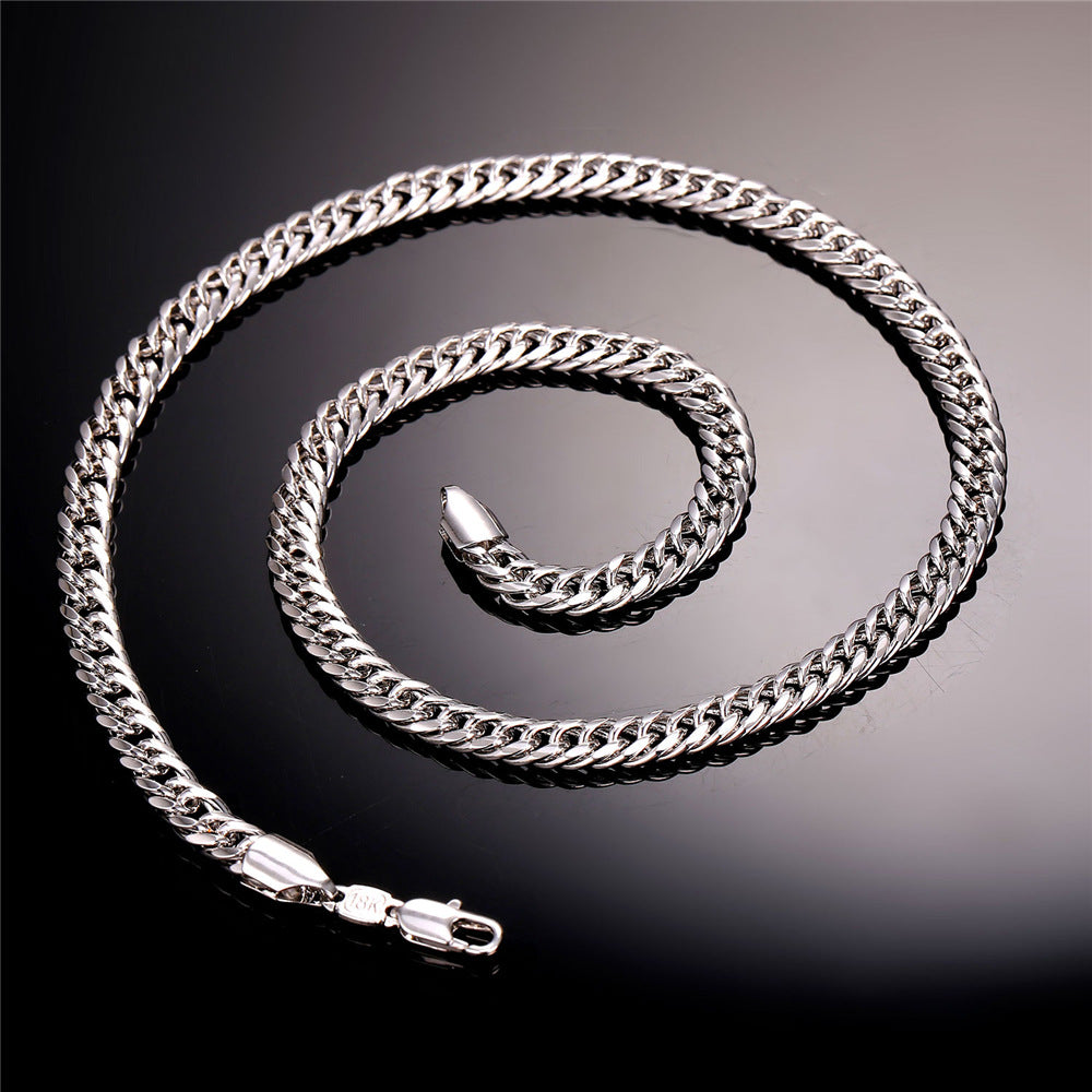 Classic Cuban Link Chain Necklace for Men