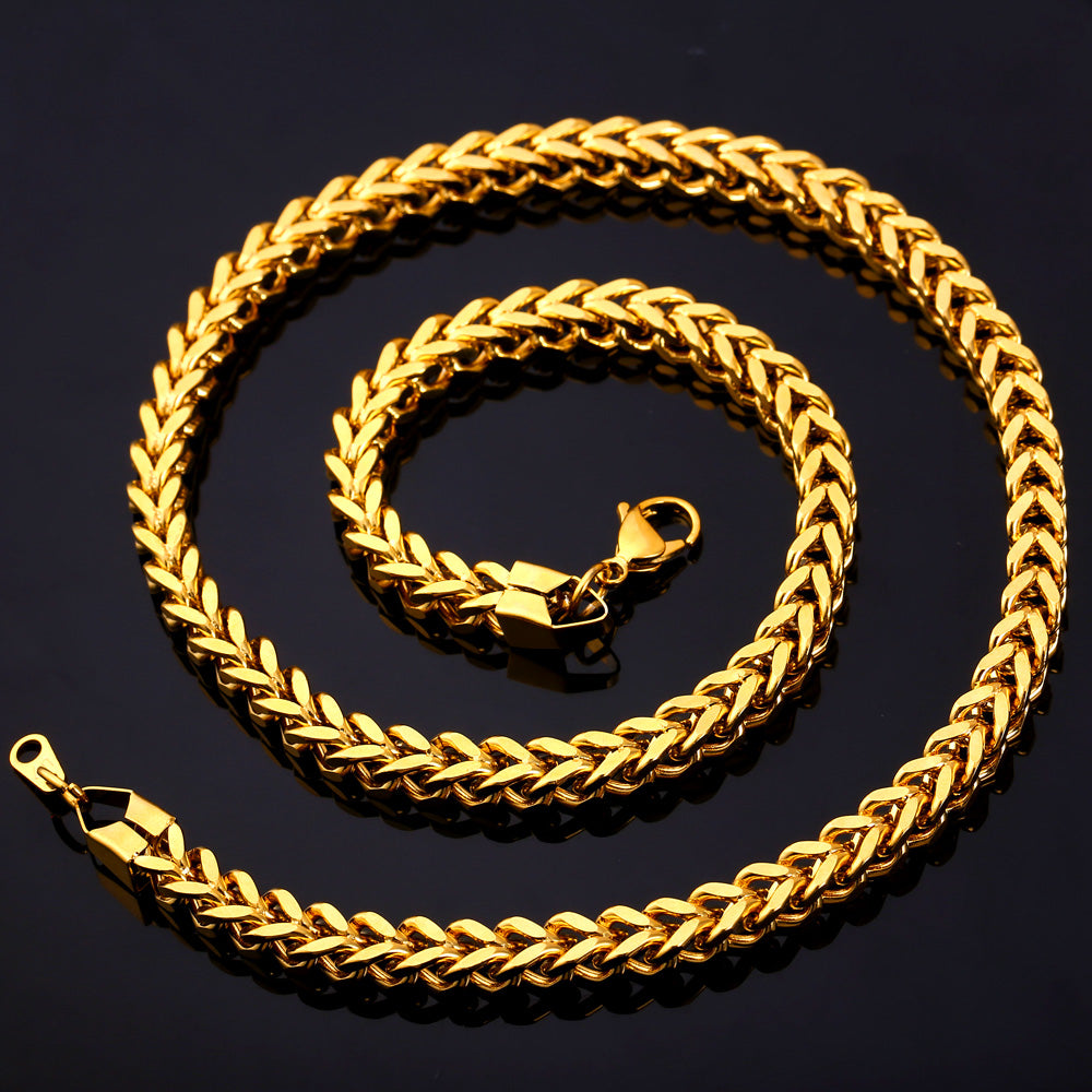 Hip Hop Cuban Link Chain Halsketten für Männer 4/6/9/13 MM Breite